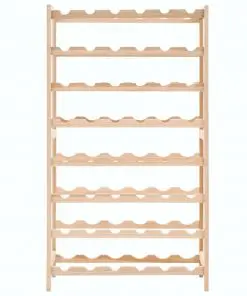 vidaXL Wine Rack Cedar Wood 57,5x28x102 cm