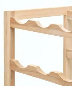 vidaXL Wine Rack Cedar Wood 57,5x28x102 cm