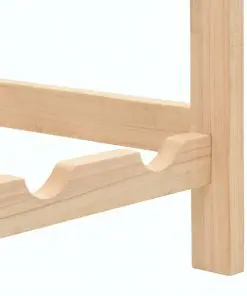 vidaXL Wine Rack Cedar Wood 57,5x28x102 cm