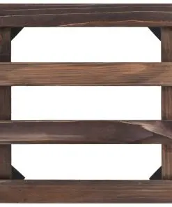 vidaXL Plant Rollers 4 pcs Cedar Wood 25×25 cm