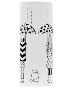 vidaXL Umbrella Stand Women Steel White