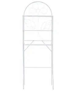 vidaXL Toilet Rack White 60x33x174 cm