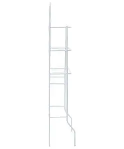 vidaXL Toilet Rack White 60x33x174 cm