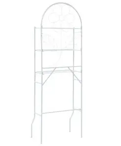 vidaXL Toilet Rack White 60x33x174 cm