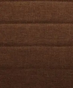 vidaXL Dining Chairs 2 pcs Brown Fabric