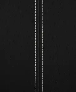 vidaXL Dining Chairs 4 pcs Black Faux Leather