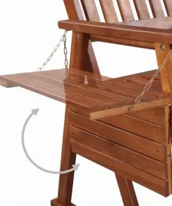 vidaXL Garden Bench 165 cm Solid Acacia Wood