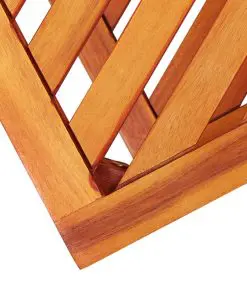 vidaXL Side Table Solid Acacia Wood 45x33x45 cm