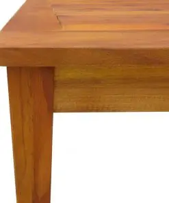 vidaXL 9 Piece Outdoor Dining Set Solid Acacia Wood