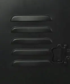 vidaXL Double Pedestal Desk Solid Firwood and Steel 120x50x76 cm