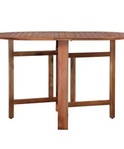 vidaXL Garden Table 120x70x74 cm Solid Acacia Wood