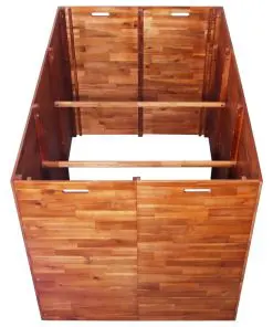 vidaXL Garden Planter Acacia Wood 150x100x100 cm