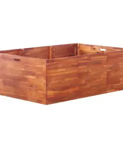 vidaXL Garden Planter Acacia Wood 150x100x50 cm