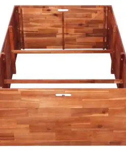 vidaXL Garden Planter Acacia Wood 150x100x50 cm