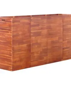 vidaXL Garden Planter Acacia Wood 200x50x100 cm