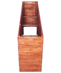 vidaXL Garden Planter Acacia Wood 200x50x100 cm