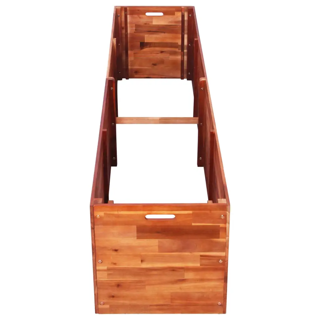 vidaXL Garden Planter Acacia Wood 200x50x50 cm