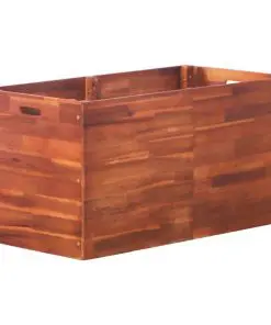 vidaXL Garden Planter Acacia Wood 100x50x50 cm