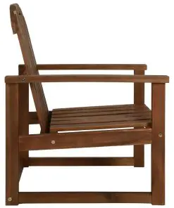 vidaXL Garden Sofa Chairs 2 pcs Solid Acacia Wood