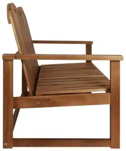 vidaXL Garden Bench 110 cm Solid Acacia Wood