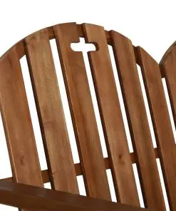 vidaXL Garden Bench 110 cm Solid Acacia Wood