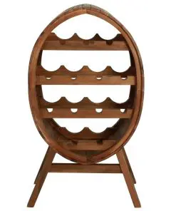 vidaXL Wine Rack 13 Bottles Solid Acacia Wood