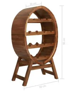 vidaXL Wine Rack 13 Bottles Solid Acacia Wood