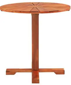 vidaXL Bistro Table 70×70 cm Solid Acacia Wood