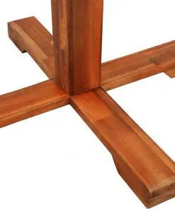vidaXL Bistro Table 70×70 cm Solid Acacia Wood