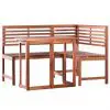 vidaXL 2 Piece Bistro Set Solid Acacia Wood