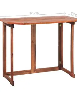 vidaXL 2 Piece Bistro Set Solid Acacia Wood
