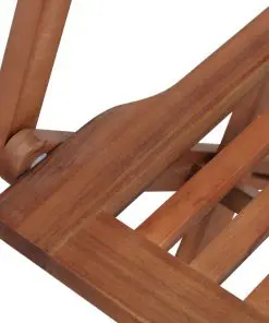 vidaXL 11 Piece Outdoor Dining Set Solid Acacia Wood