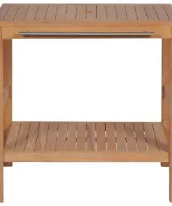 vidaXL Bathroom Vanity Cabinet Solid Teak 74x45x75 cm