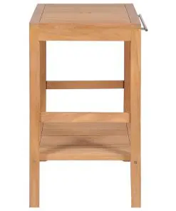 vidaXL Bathroom Vanity Cabinet Solid Teak 74x45x75 cm