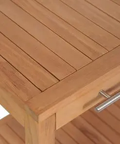 vidaXL Bathroom Vanity Cabinet Solid Teak 74x45x75 cm