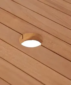 vidaXL Bathroom Vanity Cabinet with 4 Baskets Solid Teak 132x45x75 cm