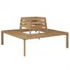 vidaXL Tree Bench 140x140x86 cm Solid Acacia Wood