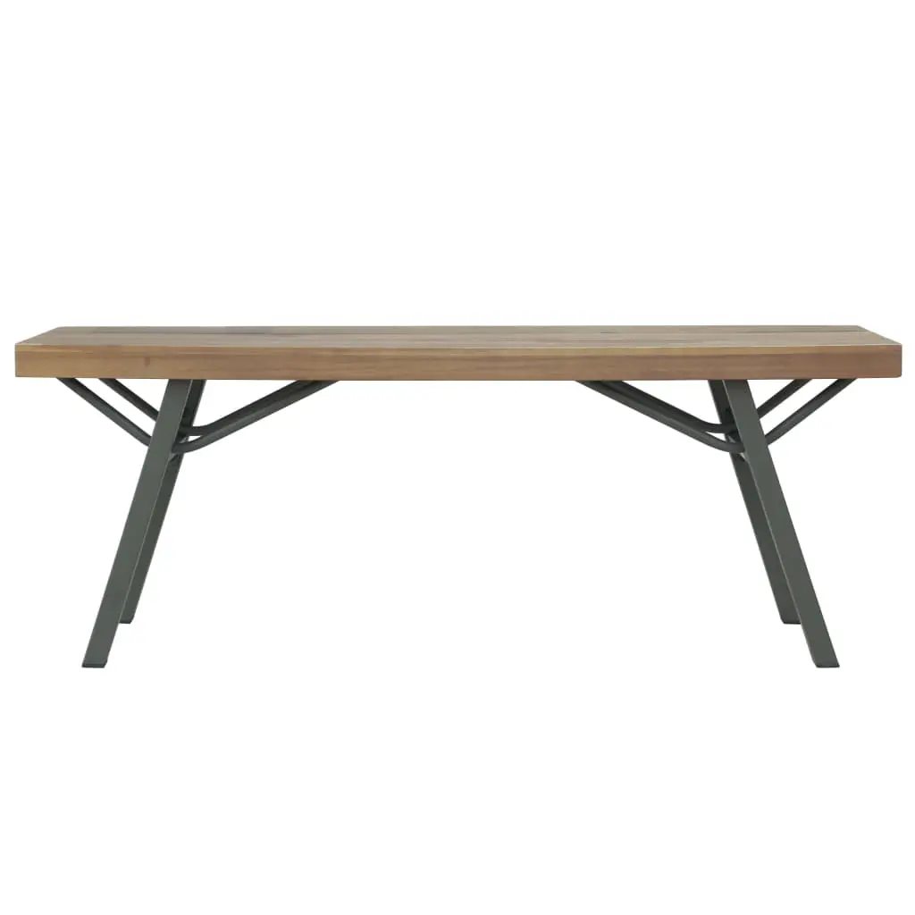 vidaXL Garden Bench 120 cm Solid Acacia Wood