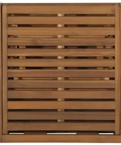 vidaXL Folding Sun Lounger Solid Acacia Wood