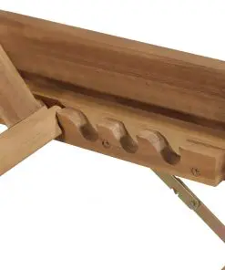 vidaXL Folding Sun Lounger Solid Acacia Wood