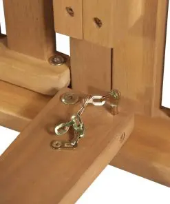 vidaXL Folding Sun Lounger Solid Acacia Wood