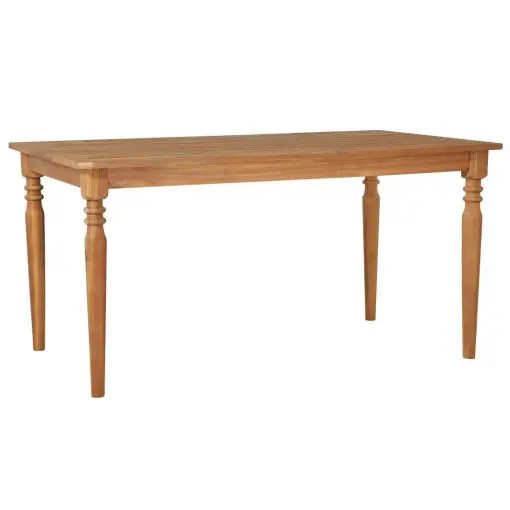 vidaXL Garden Table 150x90x75 cm Solid Acacia Wood