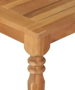 vidaXL Garden Table 170x90x75 cm Solid Acacia Wood