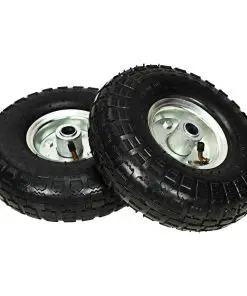 vidaXL Sack Truck Wheels 2 pcs Rubber 4.10/3.50-4