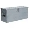 vidaXL Aluminium Box 76.5x265x33 cm Silver vidaXL Aluminium Box 76.5x265x33 cm Silver