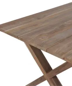 vidaXL Garden Table 180x90x76 cm Solid Reclaimed Teak Wood
