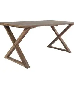 vidaXL Garden Table 180x90x76 cm Solid Reclaimed Teak Wood