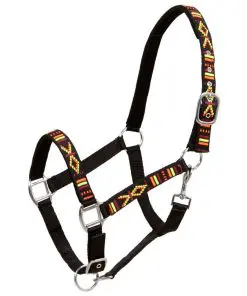 vidaXL Head Collars 2 pcs for Horse Nylon Size Full Black