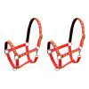 vidaXL Head Collars 2 pcs for Horse Nylon Size Full Red vidaXL Head Collars 2 pcs for Horse Nylon Size Full Red
