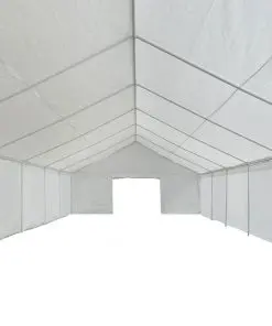 vidaXL Storage Tent PE 6×12 m White